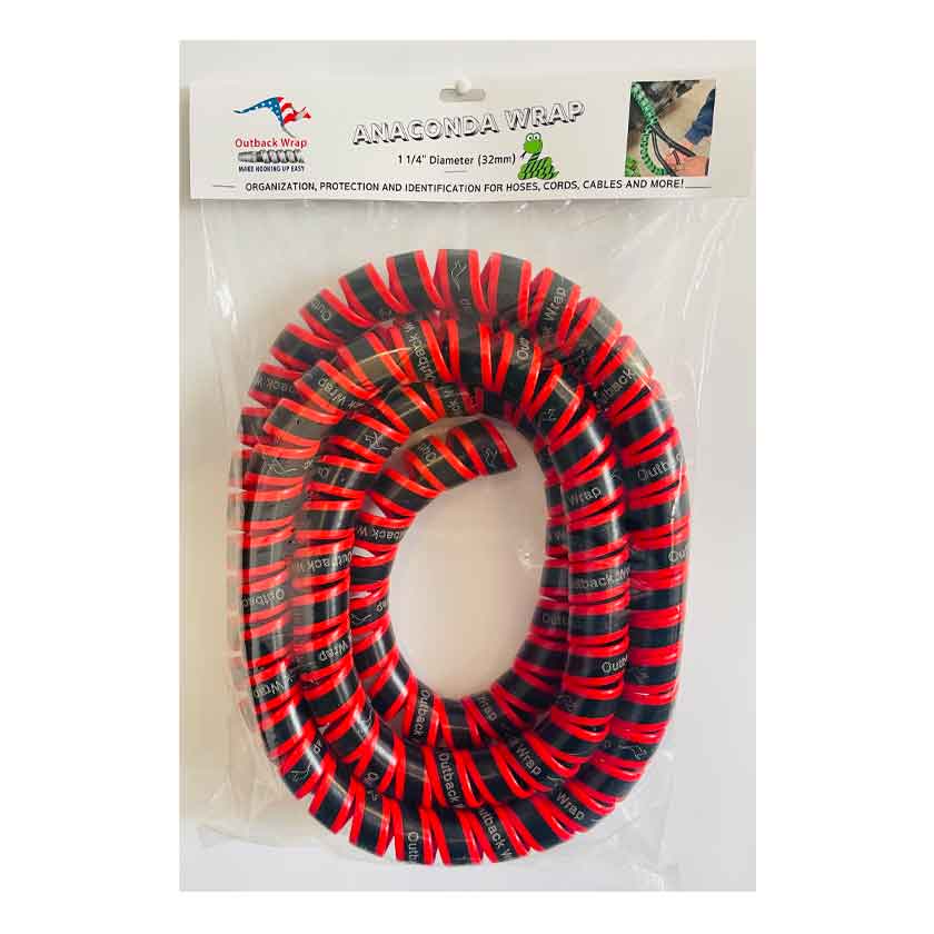 Outback Wrap Red Anaconda Wrap, pictured here in a bag, is sold by the bag or the box.